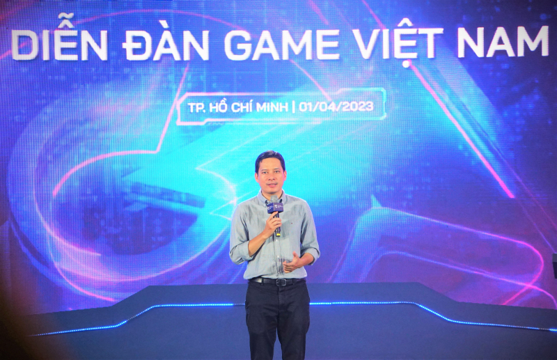 Ông Lê Quang Tự Do, Cục trưởng Cục Phát thanh, Truyền hình và Thông tin điện tử phát biểu tại diễn đàn ngày 1/4/2023.