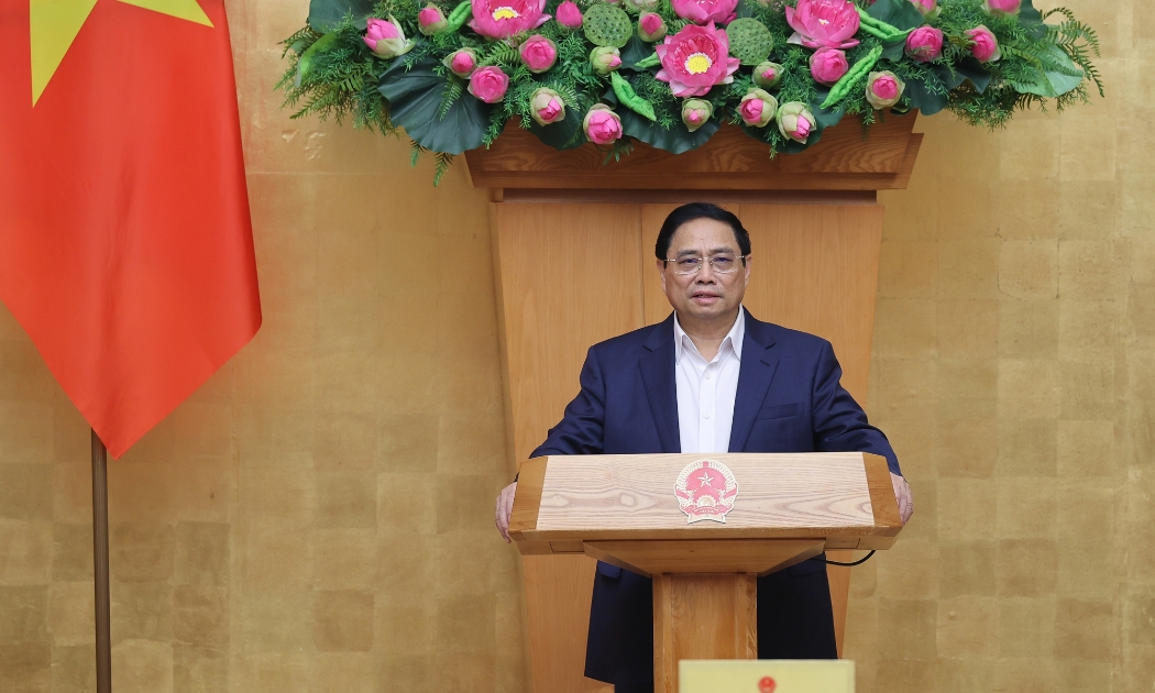Thủ tướng Phạm Minh Chính nêu rõ, thời gian qua, chúng ta đã rất nỗ lực để triển khai 3 nhóm công việc lớn - Ảnh: VGP