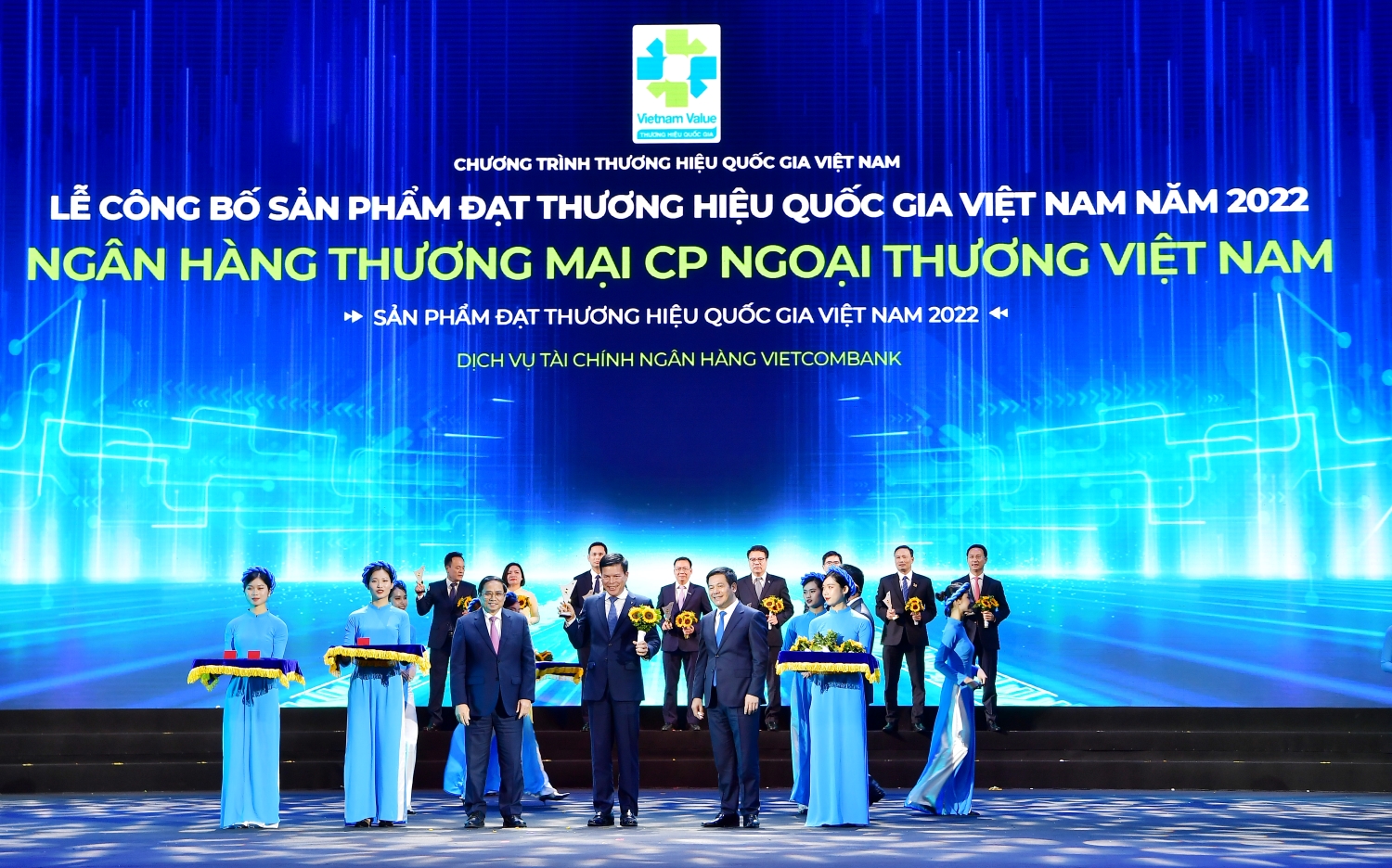 Vietcombank là ngân hàng duy nhất 8 lần liên tiếp đạt Thương hiệu quốc gia.