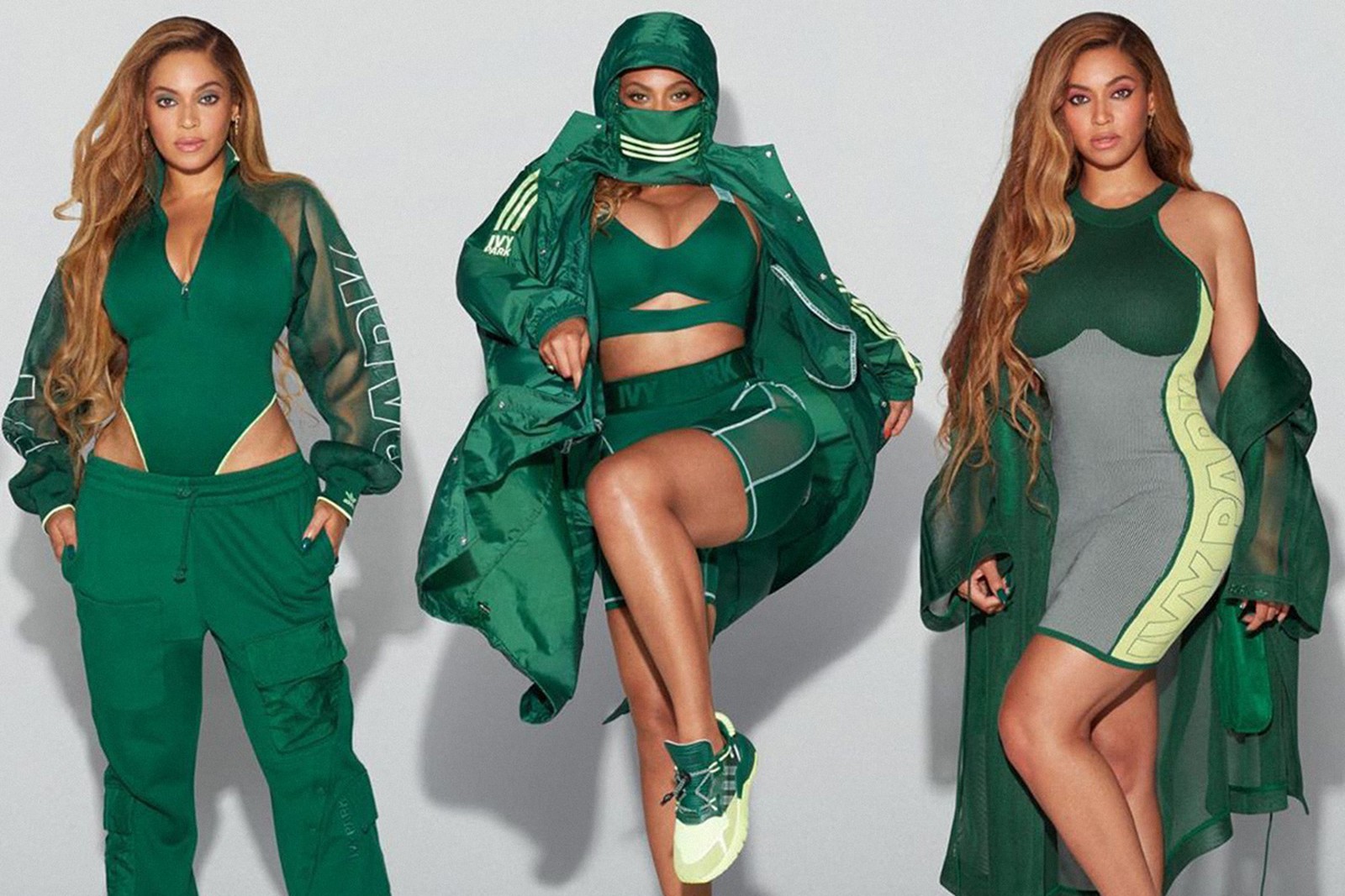 Ca sỹ Beyoncé trong chiến dịch quảng bá bộ sưu tập Adidas x Ivy Park 2021. Ảnh: BoF
