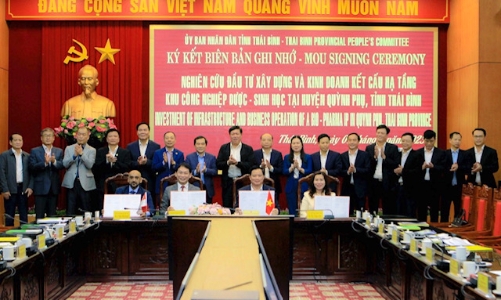 Thái Bình sắp có khu công nghiệp dược - sinh học quy mô dự kiến 2 tỷ USD 