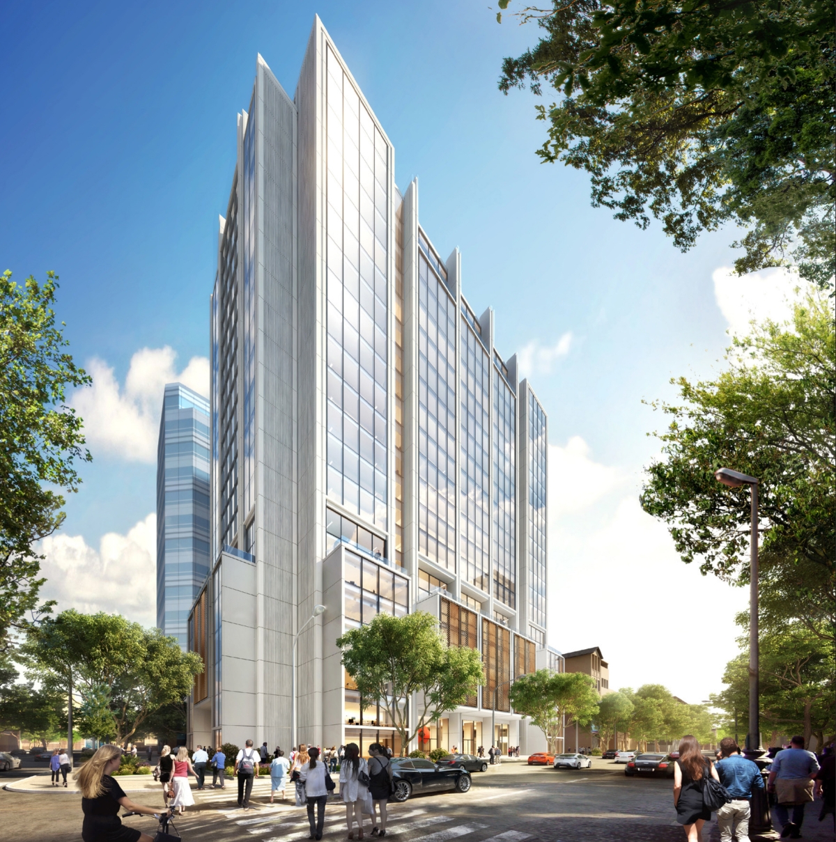 T&ograve;a nh&agrave; trụ sở Techcombank tại quận Ho&agrave;n Kiếm, H&agrave; Nội.