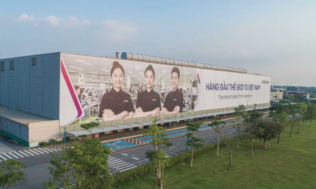 Hình ảnh nhá máy Samsung Electronics Việt Nam tại Thái Nguyên