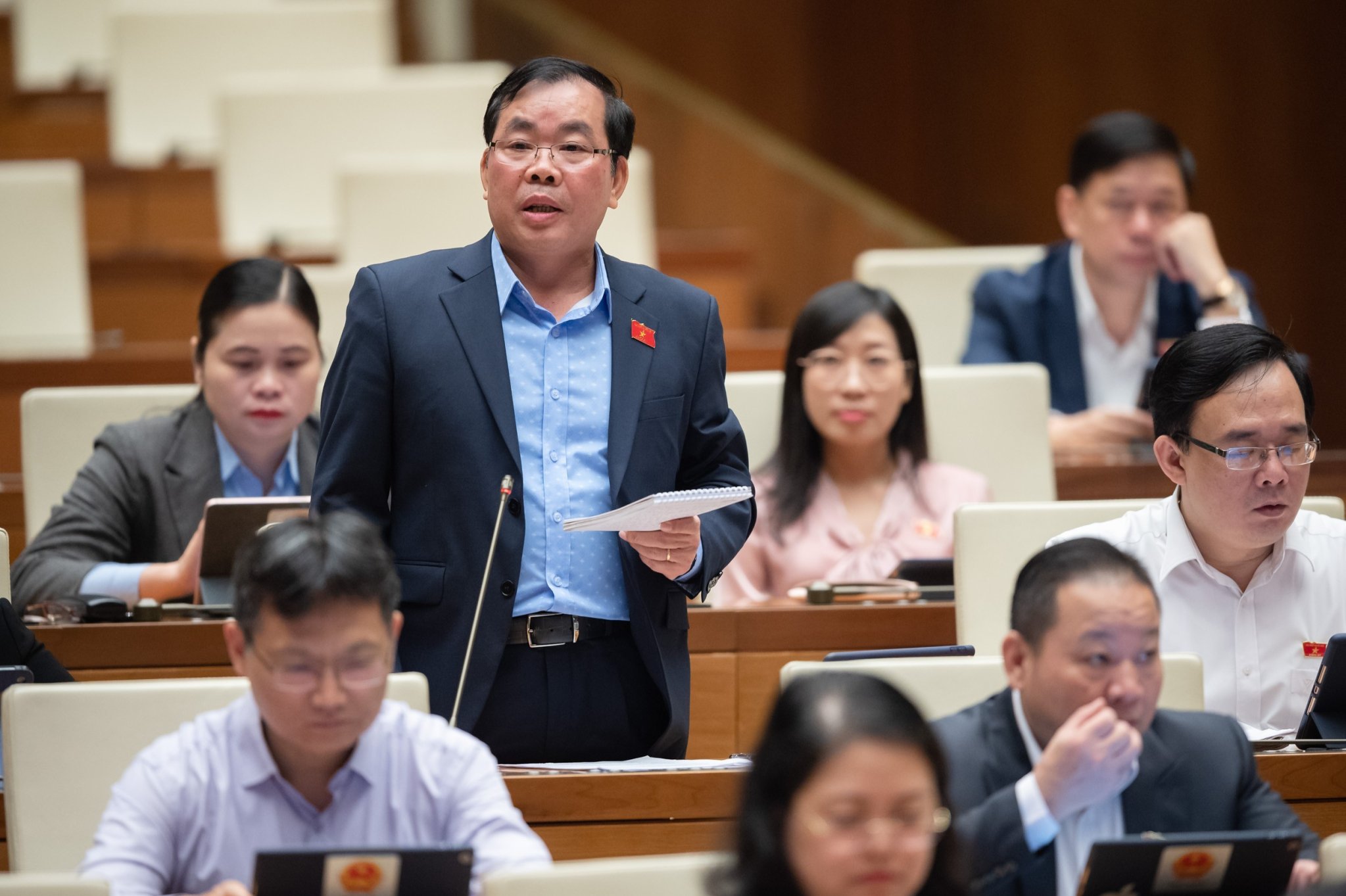 Đại biểu Nguyễn Quang Huân - Ảnh: Quochoi.vn