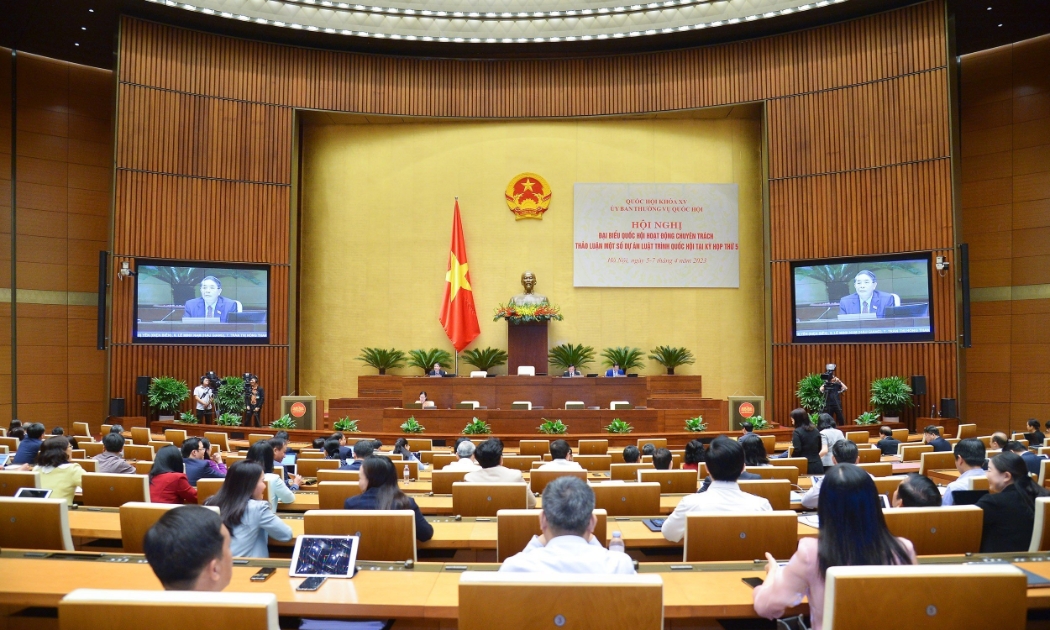 Hội nghị Đại biểu Quốc hội chuyên ngày 7/4 - Ảnh: Quochoi.vn