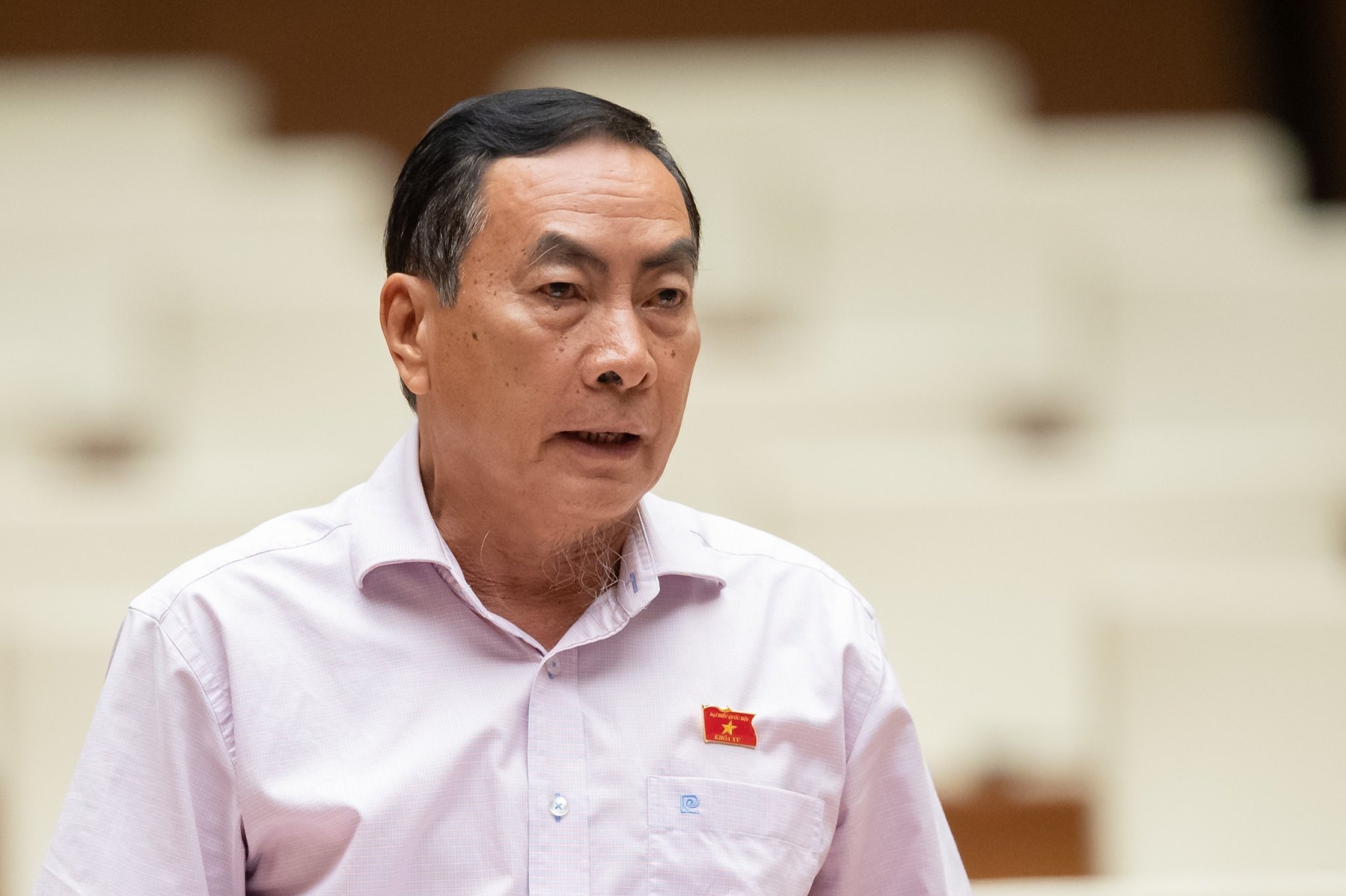 Đại biểu Phạm Văn Hoà - Ảnh: Quochoi.vn