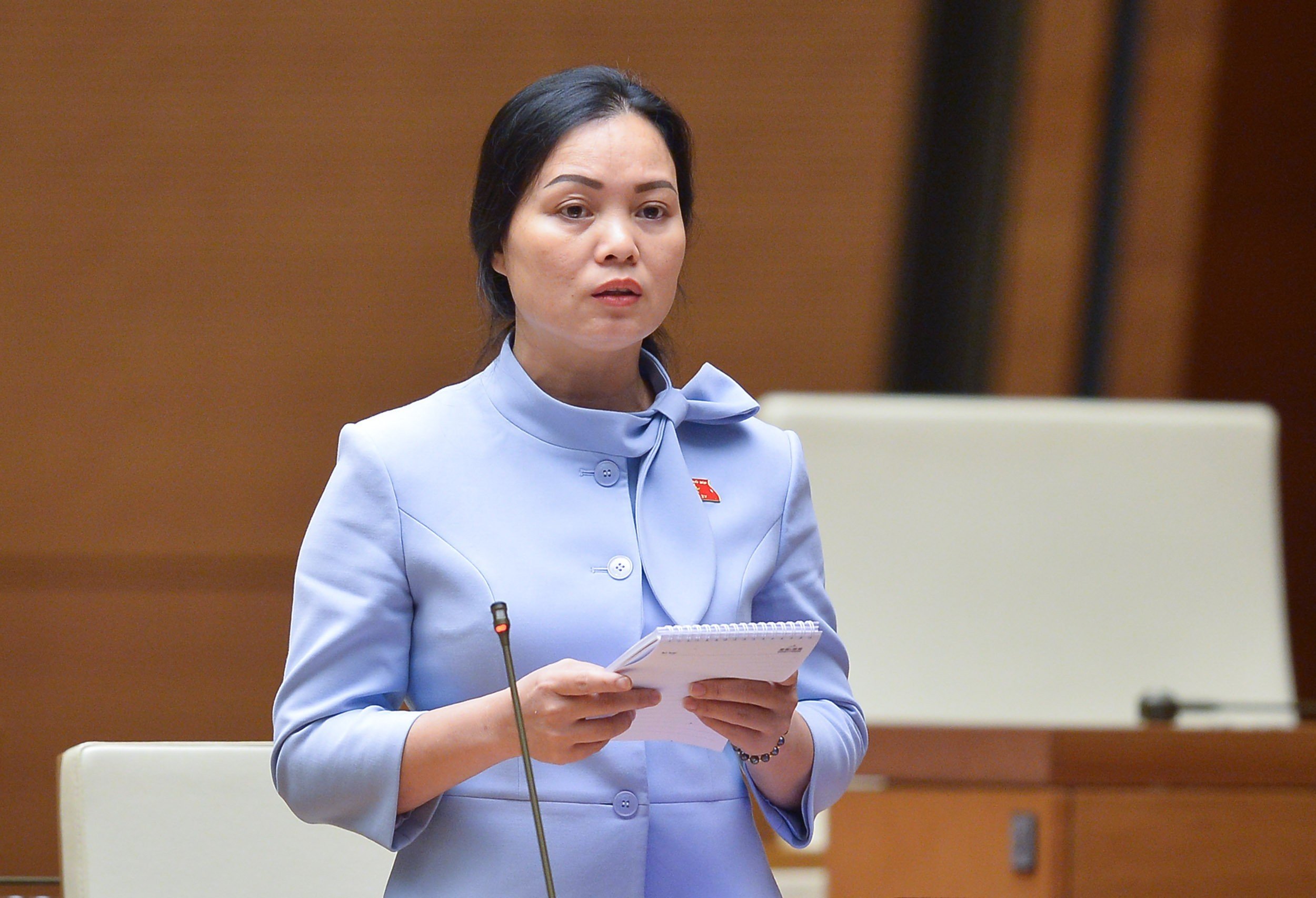 Đại biểu Huỳnh Thị Ph&uacute;c&nbsp;- Ảnh: Quochoi.vn