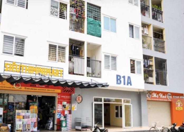 Một góc khu nhà ở công nhân tại Khu công nghiệp Hòa Khánh
