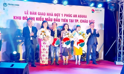 Chính thức bàn giao nhà đợt 1 cho cư dân tại Khu đô thị Phúc An Asuka - Châu Đốc