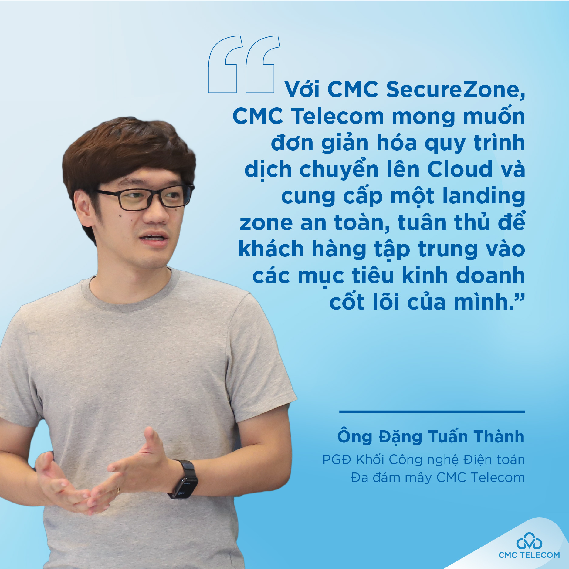 Ông Đặng Tuấn Thành, đại sứ AWS khu vực ASEAN, chuyên gia công nghệ tại CMC Telecom chia sẻ.