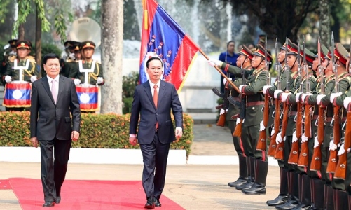 Chủ tịch nước Võ Văn Thưởng thăm chính thức Lào