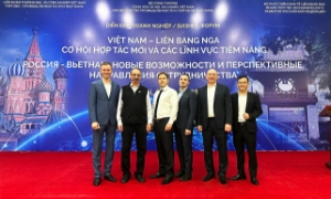 Ban lãnh đạo 1C Company & 1C Việt Nam tại Diễn đàn Doanh nghiệp Việt – Nga.