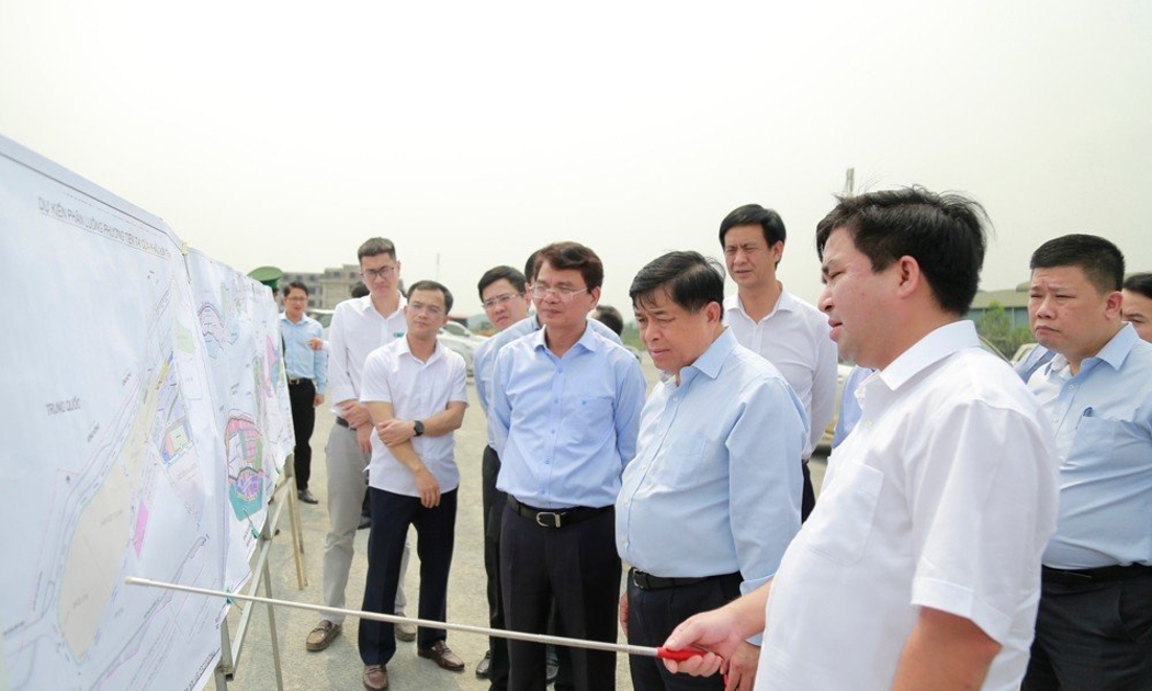 Đoàn Công tác của Bộ Kế hoạch và Đầu tư đã khảo sát một số dự án tại tỉnh Lào Cai.