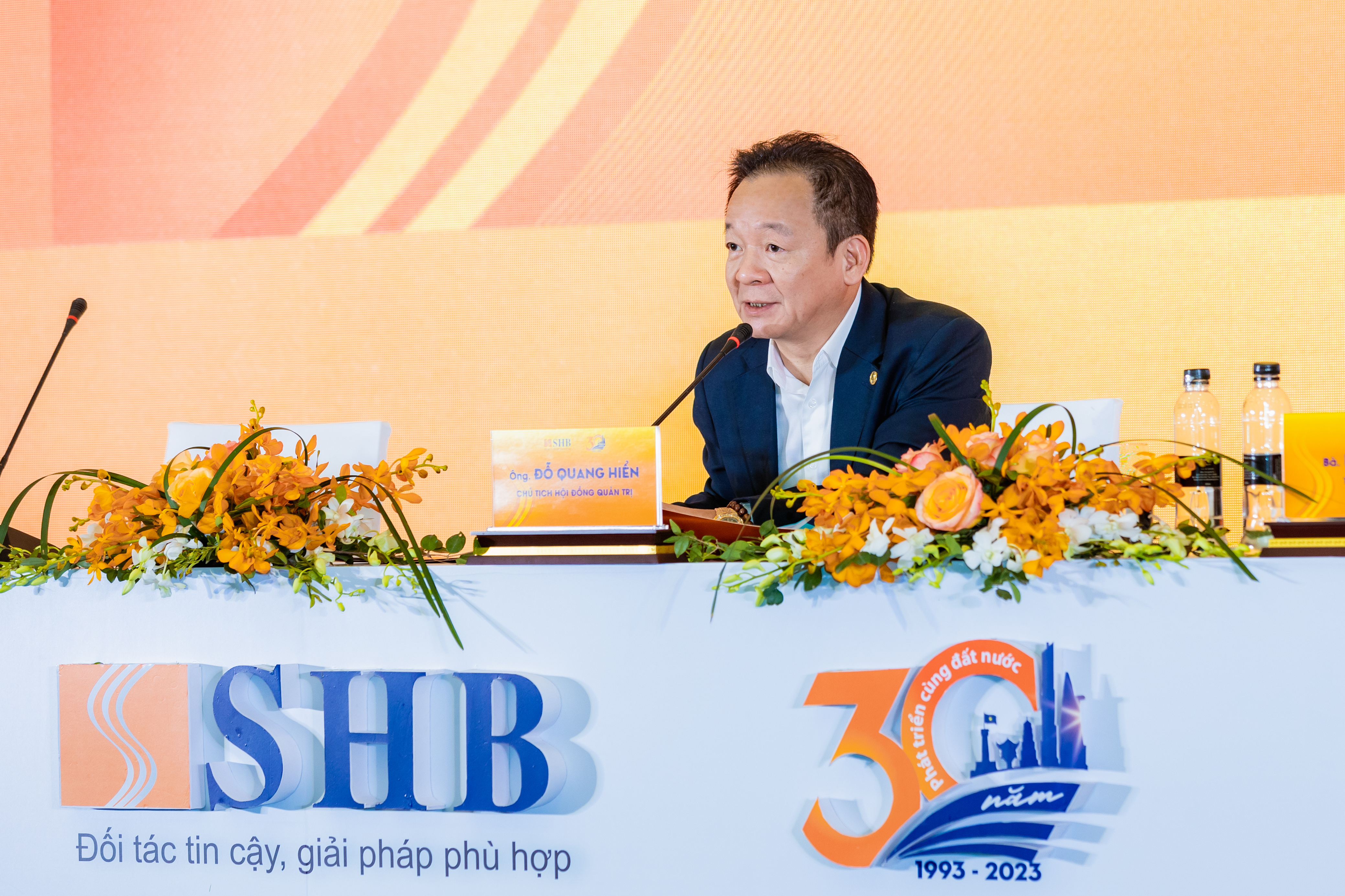 Ông Đỗ Quang Hiển, Chủ tịch HĐQT SHB.