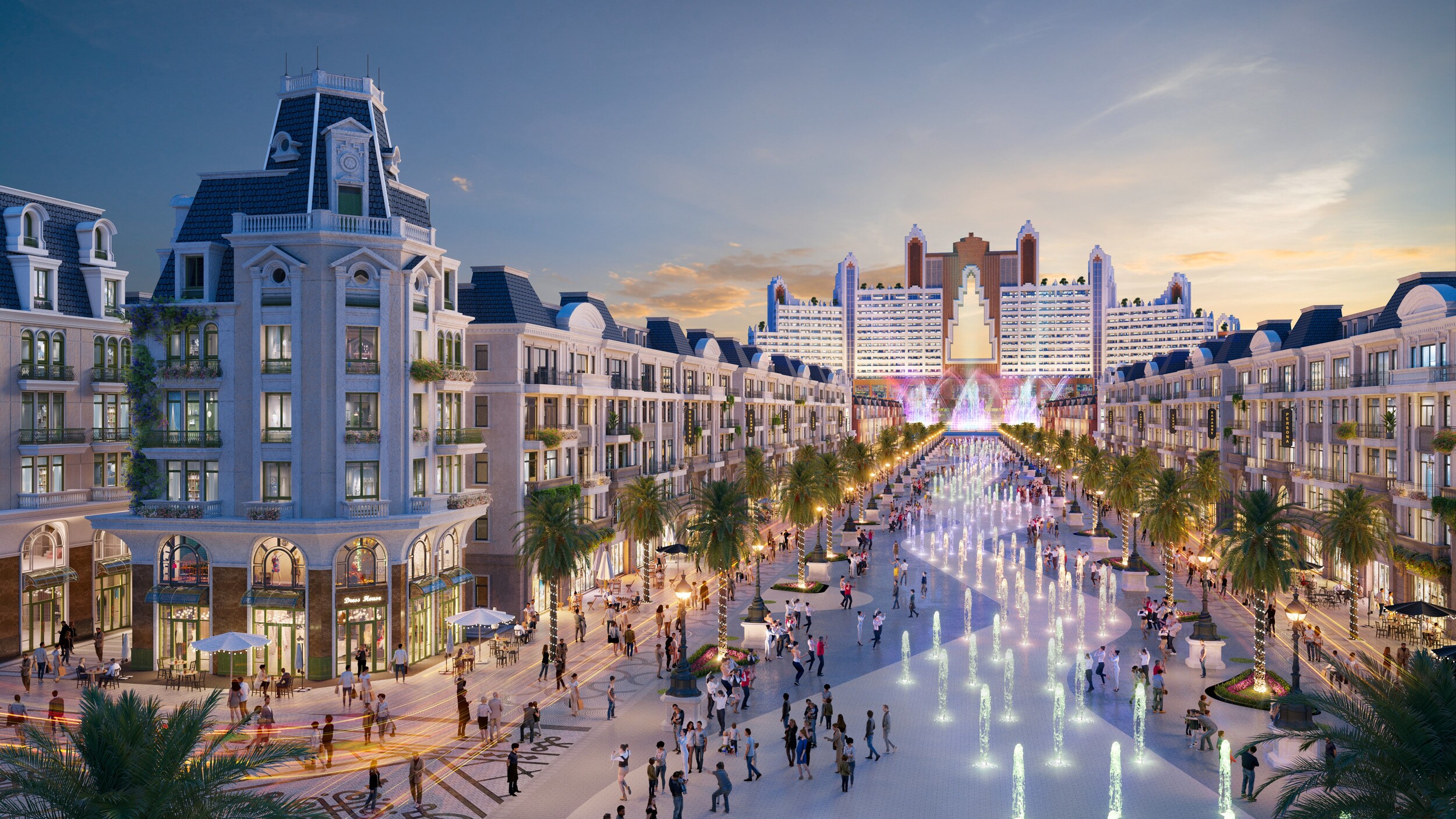 Không gian sầm uất, sôi động của “vương quốc không ngủ” Canal District.