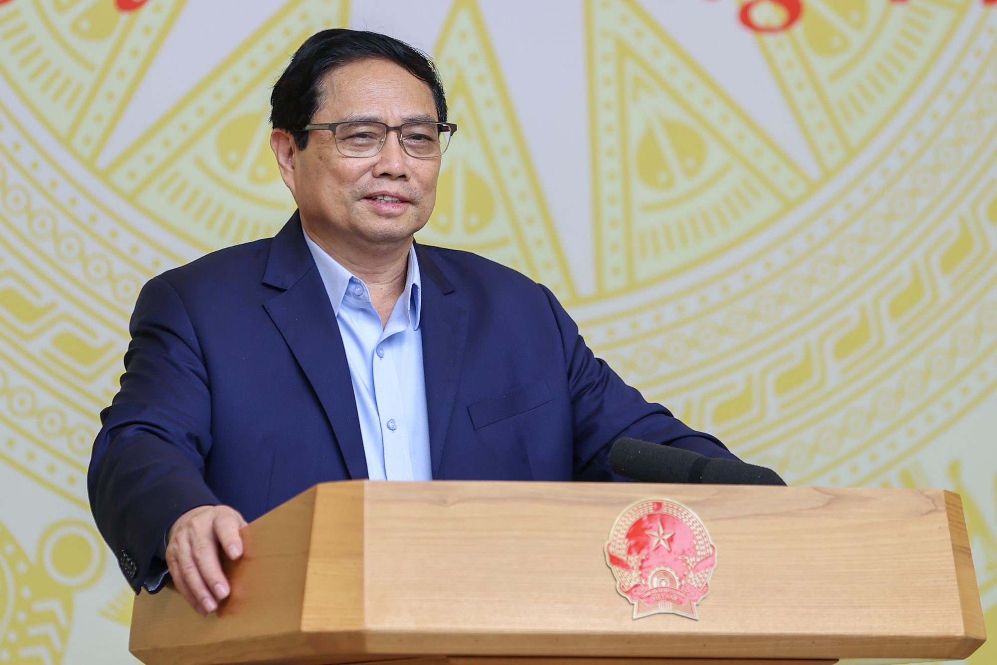 Thủ tướng phát biểu tại hội nghị - Ảnh: VGP