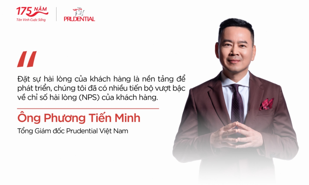 Ông Phương Tiến Minh – Tổng giám đốc Prudential Việt Nam.