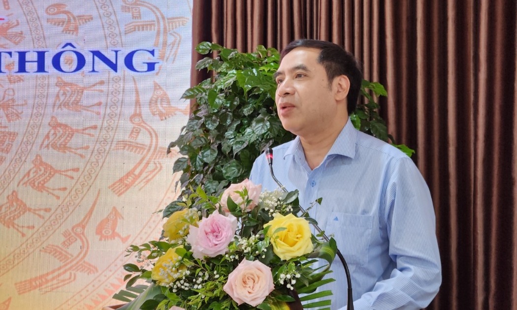Ông Vũ Trọng Bình, Cục trưởng Cục trưởng Cục Việc làm phát biểu tại Hội nghị