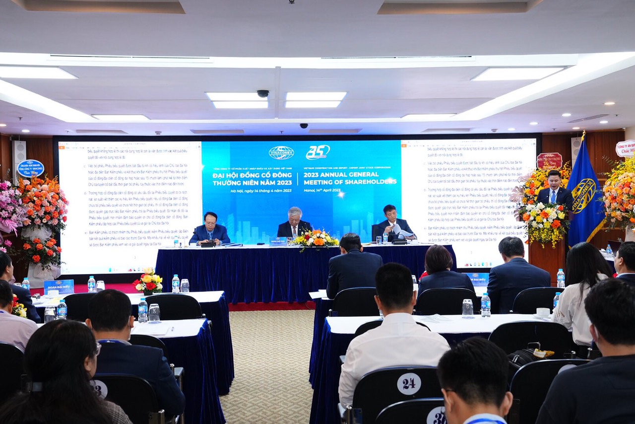 Toàn cảnh Đại hội đồng cổ đông VCG năm 2023