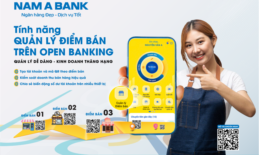 Tính năng giúp chủ điểm bán trên Open Banking giúp quản lý doanh thu hiệu quả.