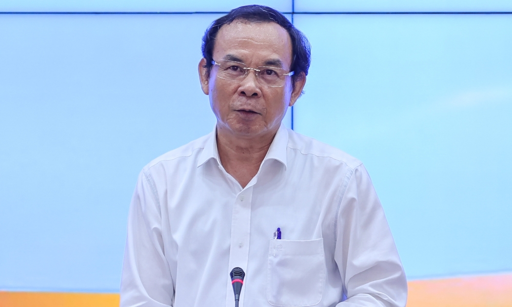 Bí thư Thành ủy TP.HCM Nguyễn Văn Nên - Ảnh TTXVN
