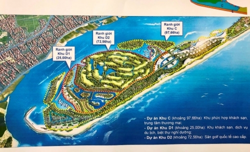 Phối cảnh 1/500 dự&nbsp;&aacute;n khu phức hợp trung t&acirc;m thương mại, kh&aacute;ch sạn Quảng Nham.