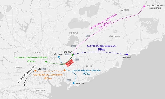 Cao tốc Dầu Gi&acirc;y - Li&ecirc;n Khương.