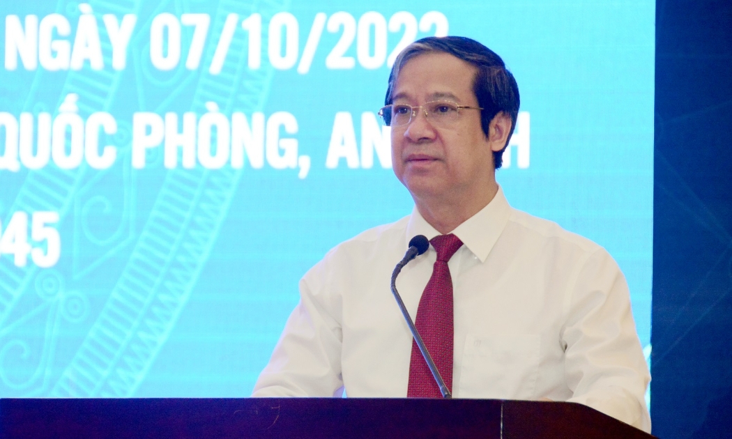 Bộ trưởng Nguyễn Kim Sơn phát biểu tại Hội nghị.