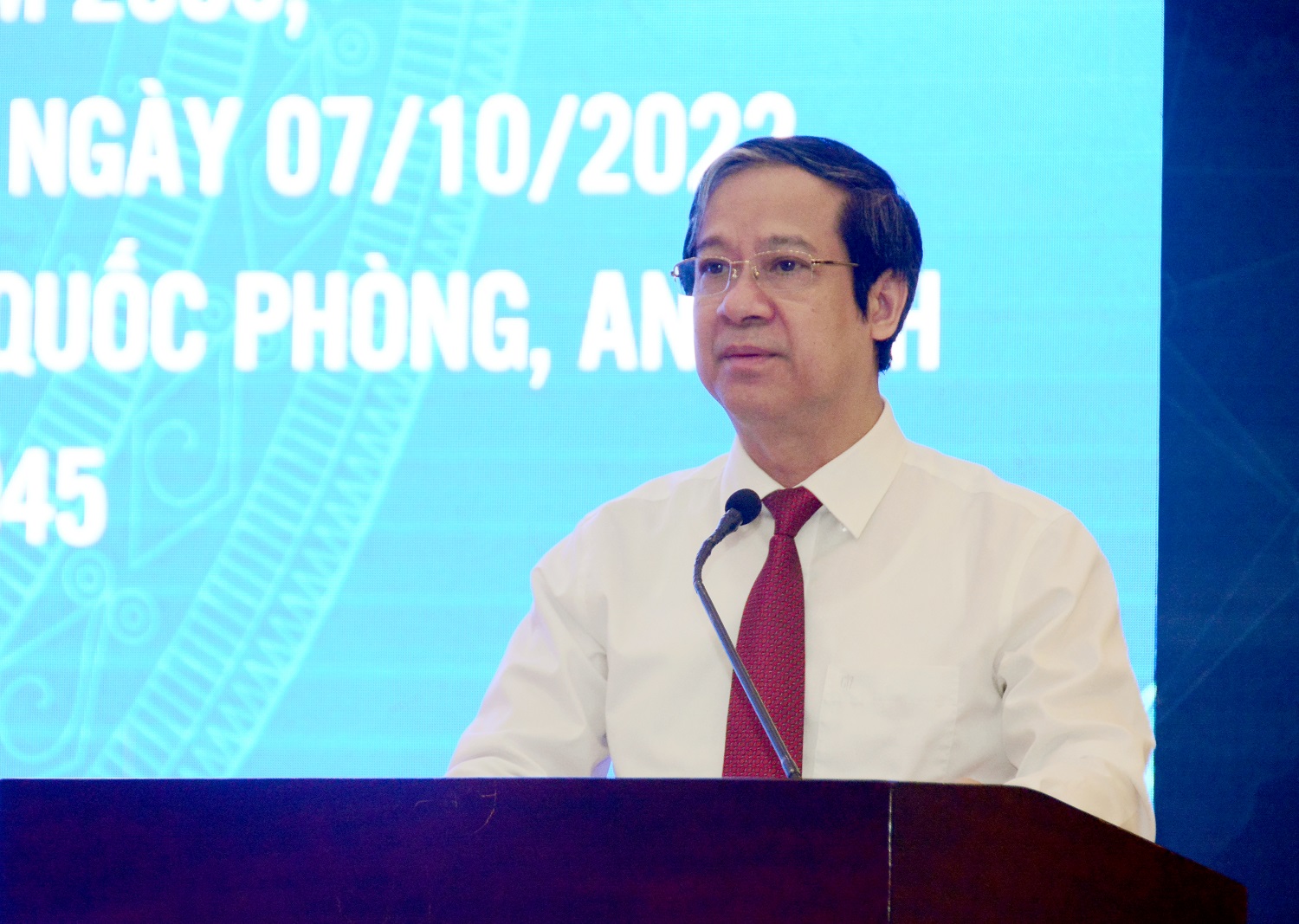 Bộ trưởng Nguyễn Kim Sơn phát biểu tại Hội nghị.