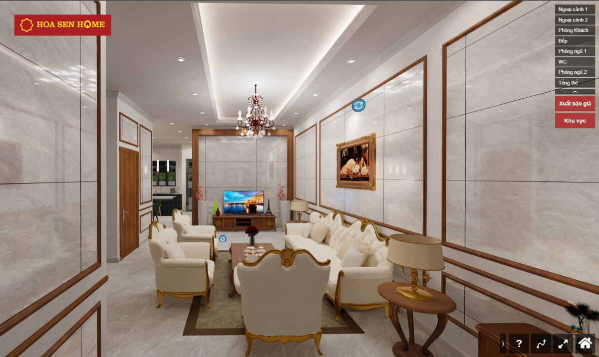Kiến tạo ng&ocirc;i nh&agrave; xinh với ứng dụng Hoa Sen Home 3D.