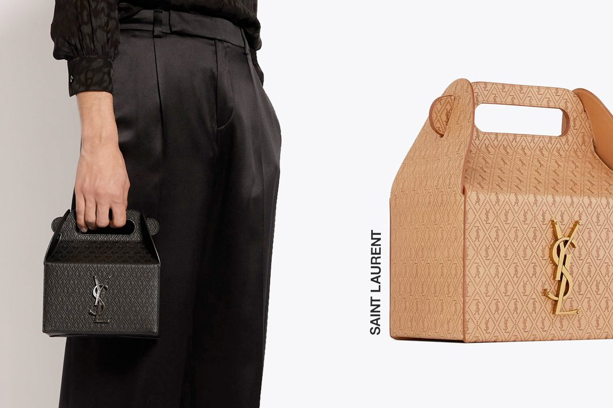 Chiếc t&uacute;i&nbsp;Take Away của Saint Laurent gần giống với phi&ecirc;n bản Happy Meal box của McDonald.&nbsp;