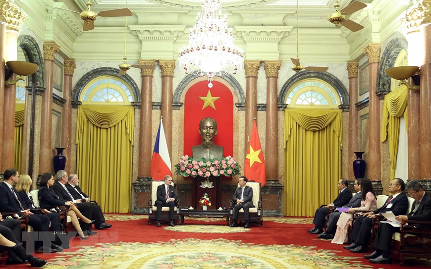 To&agrave;n cảnh buổi tiếp - Ảnh: TTXVN