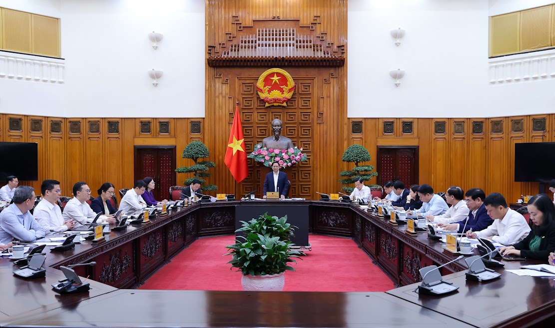 To&agrave;n cảnh cuộc họp - Ảnh: VGP