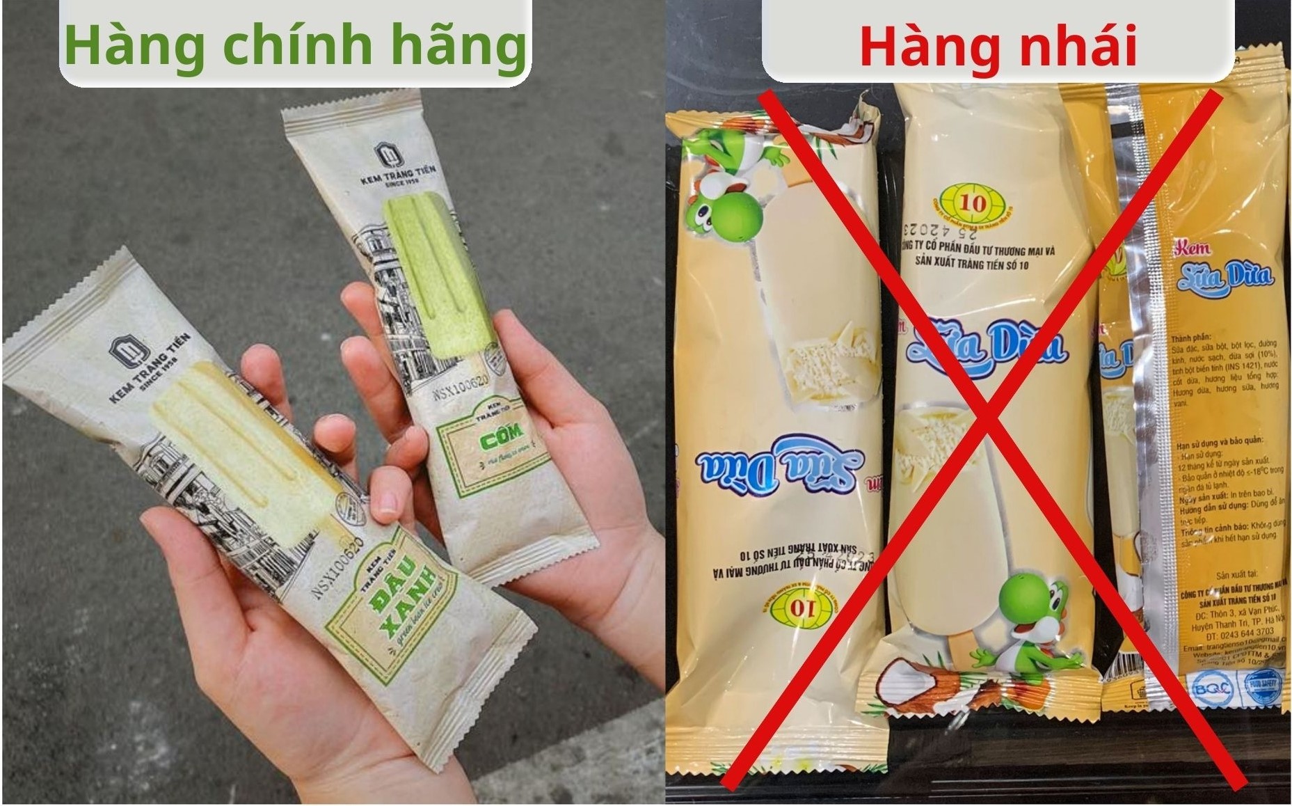 Thương hiệu “Kem Tràng Tiền