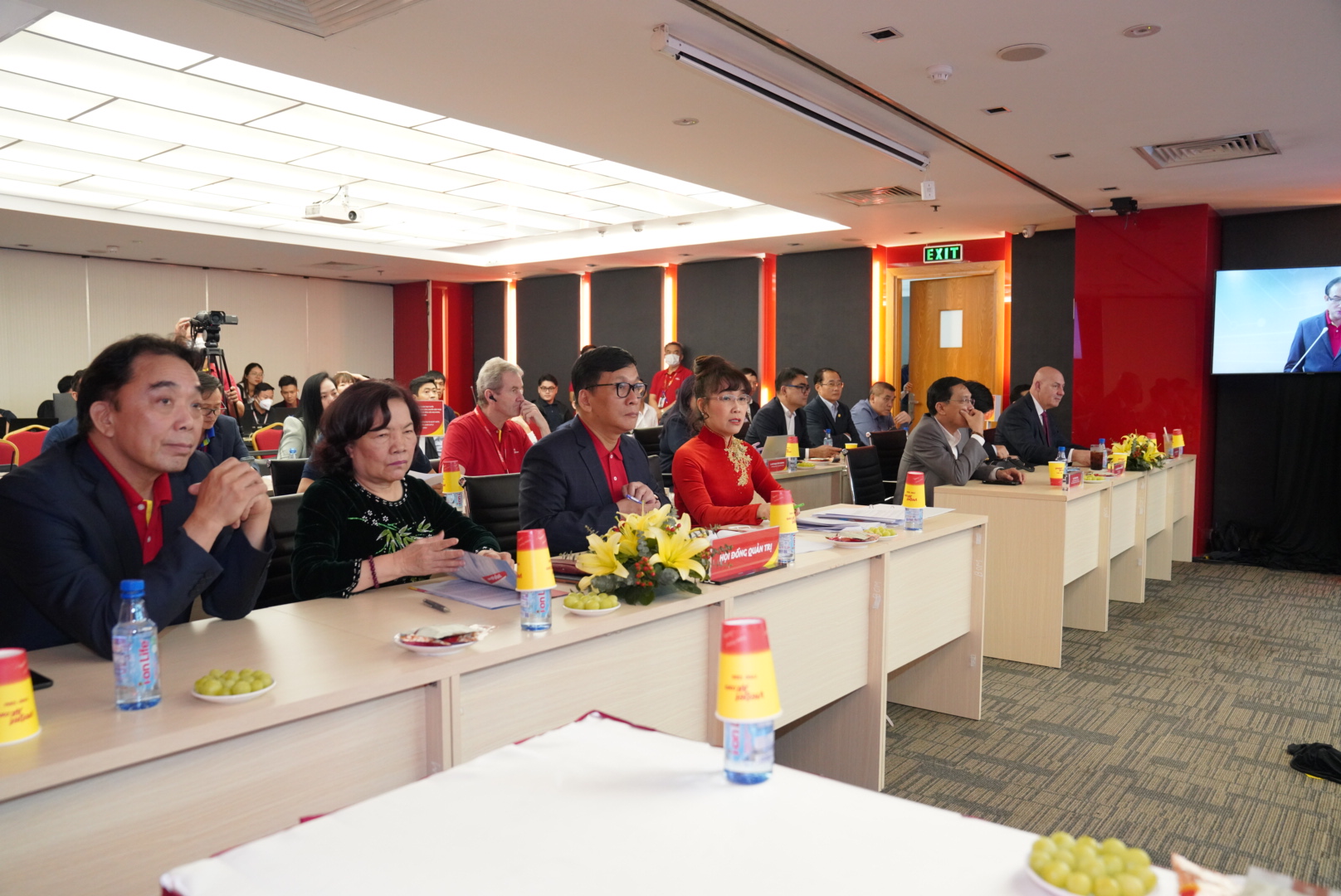 Đại hội Cổ đông Vietjet diễn ra chiều 26/4/2023. Ảnh: Quang Nguyễn.