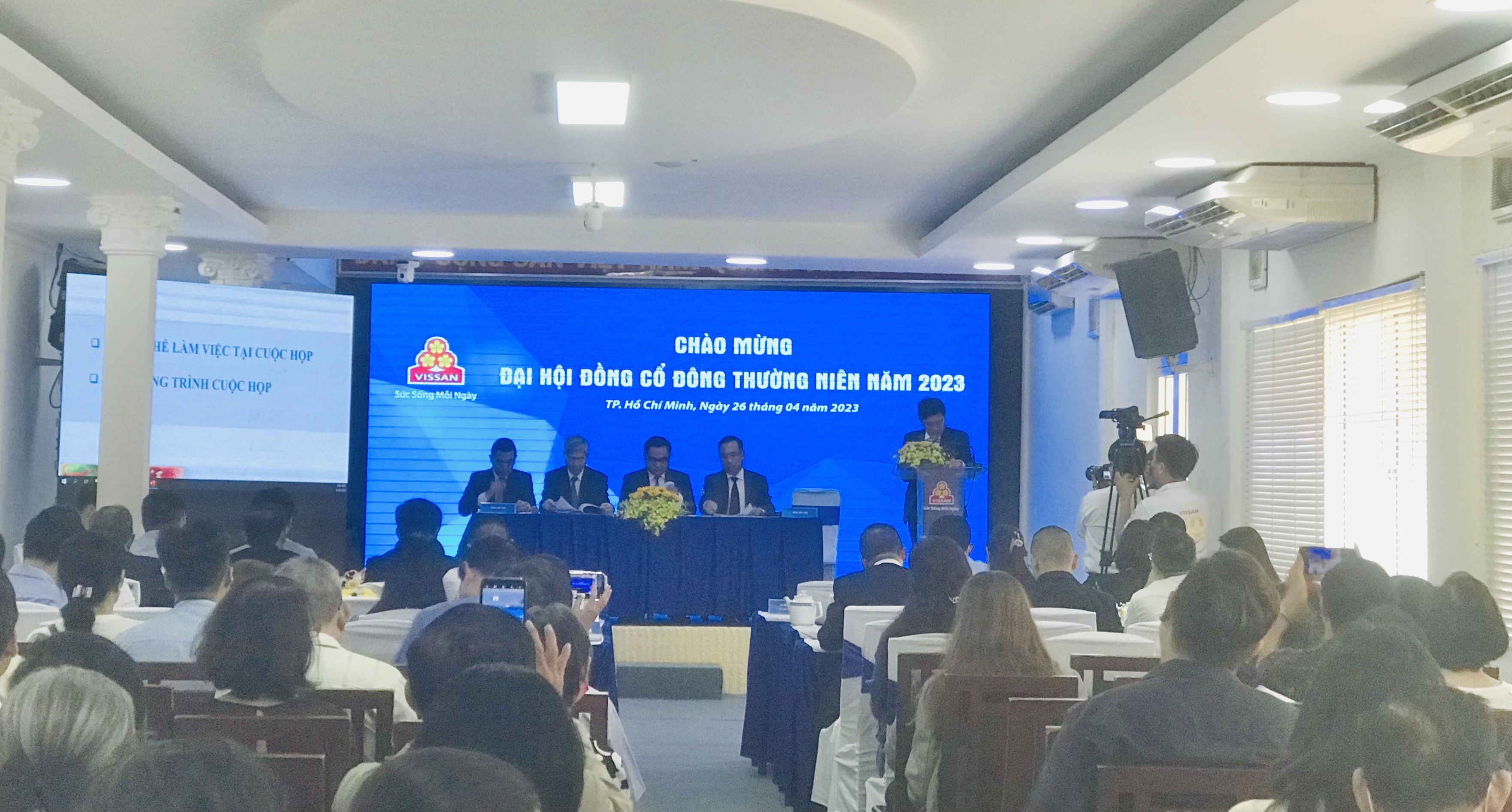 Kết thúc ĐHĐCĐ thường niên 2023 của Vissan có 8/9 tờ trình được thông qua - Ảnh: PC.