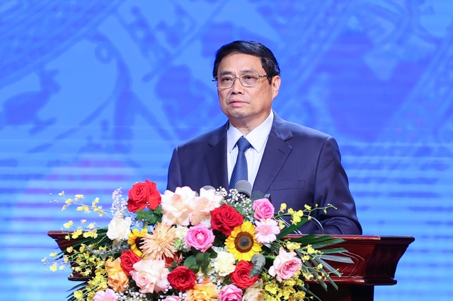 Thủ tướng Chính phủ Phạm Minh Chính phát biểu tại lễ phát động. Ảnh - VGP. 