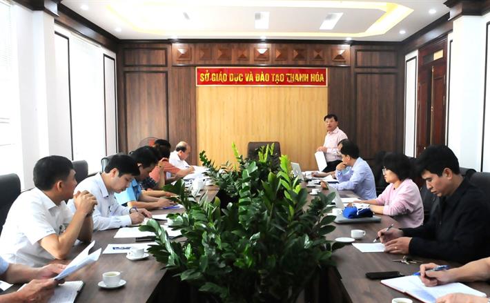 Quang cảnh buổi làm việc. Ảnh: Bộ Giáo dục và Đào tạo.