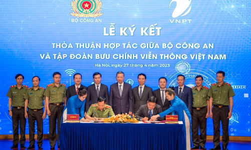Bộ Công An và Tập đoàn VNPT ký kết thỏa thuận hợp tác chuyển đổi số