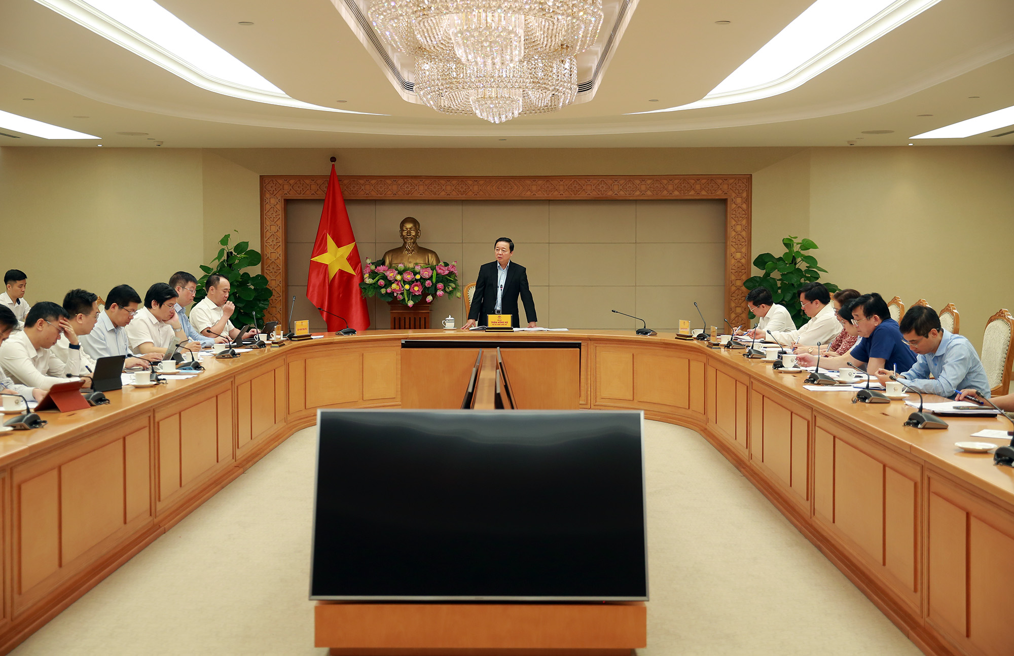 Toàn cảnh buổi làm việc. Ảnh: VGP.