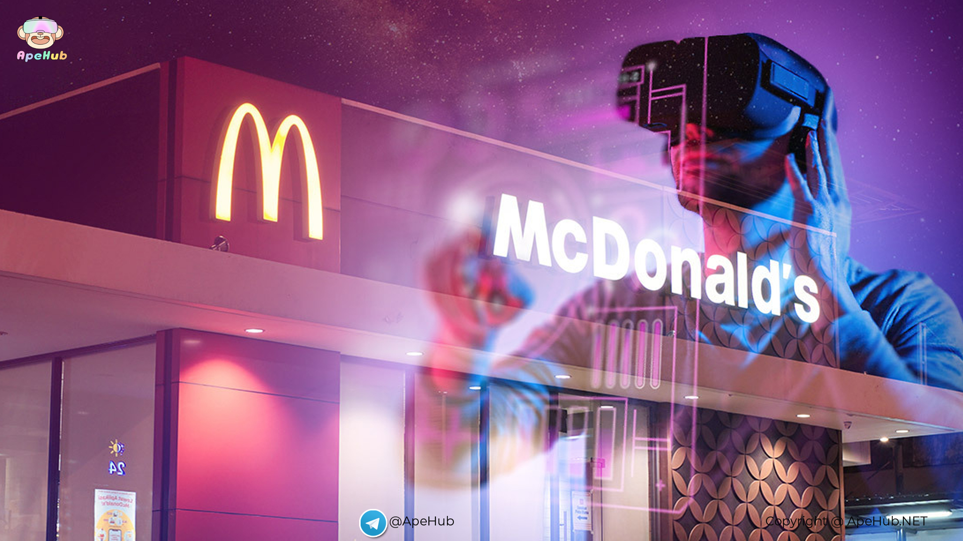Giờ đây người tiêu dùng có thể đặt đồ ăn trên một cửa hàng McDonald’s ở vũ trụ ảo và chờ đồ ăn giao đến tận nhà.