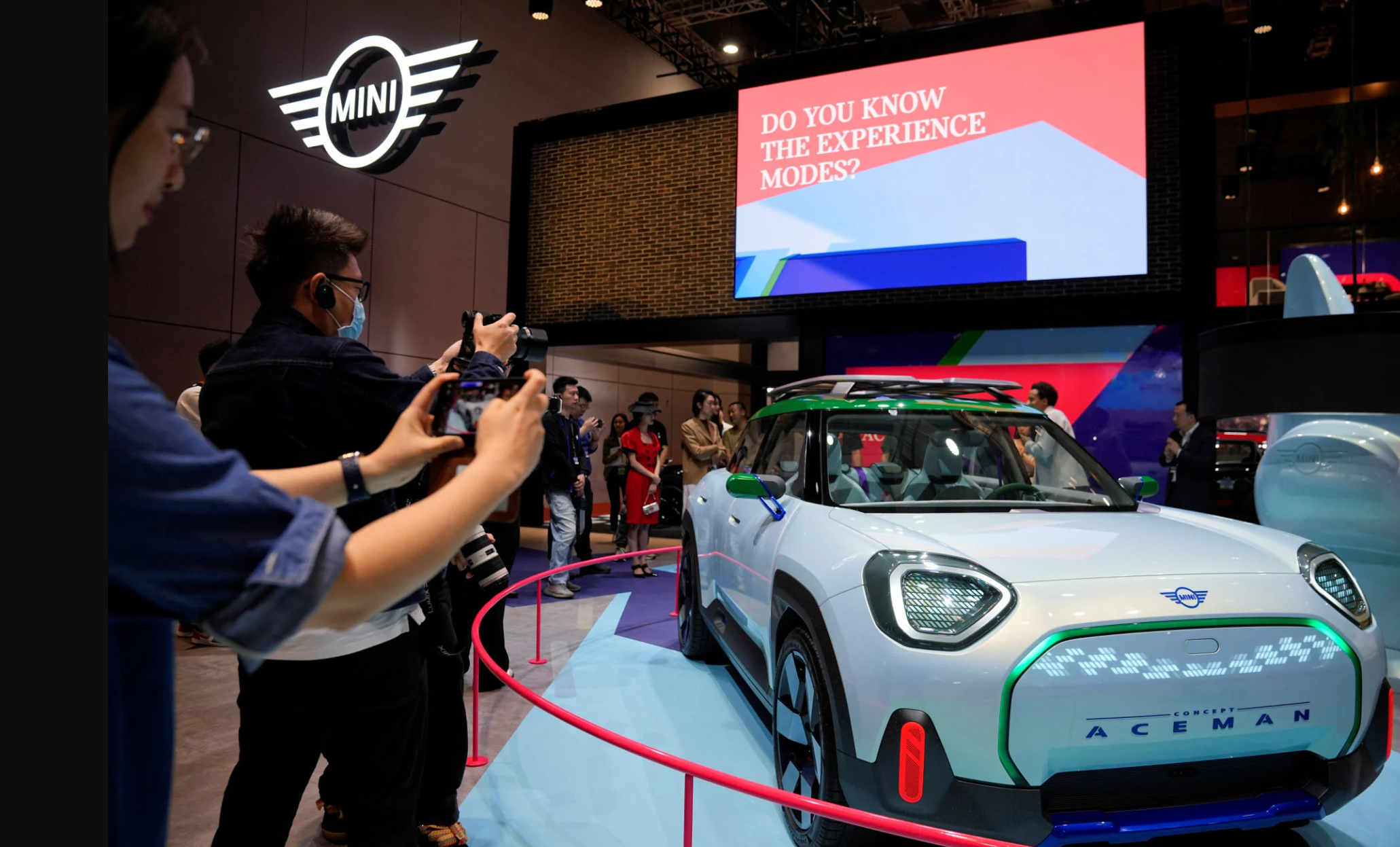 Một chiếc Mini Concept Aceman được trưng b&agrave;y tại Triển l&atilde;m &ocirc; t&ocirc; Thượng Hải th&aacute;ng trước - Ảnh: Reuters