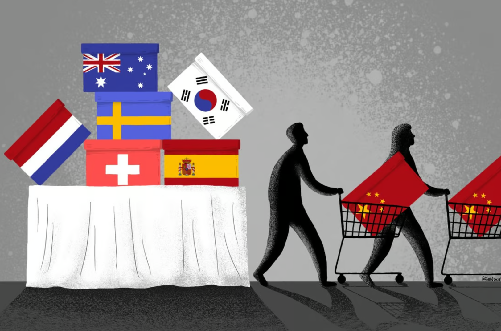 Những năm gần đây, nhiều thương hiệu quốc tế đối mặt làn sóng tẩy chay của người tiêu dùng ở Trung Quốc - Ảnh: SCMP