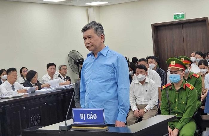 Ông Hà tại phiên tòa năm 2022.