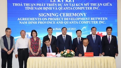 Quanta licensed to produce laptops in Nam Dinh