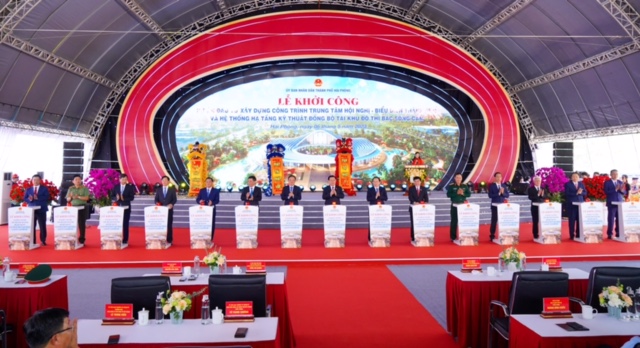 Lễ khởi công xây dựng Trung tâm Hội nghị - biểu diễn của Hải Phòng 