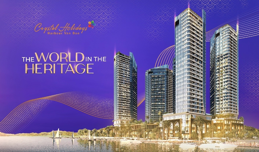 Crystal Holidays Habour Vân Đồn sở hữu 2 mặt biển ôm trọn vịnh Bái Tử Long.