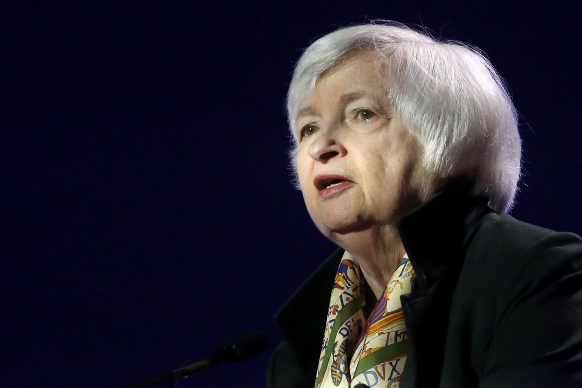 Bộ trưởng Bộ Tài chính Mỹ Janet Yellen - Ảnh: Bloomberg.