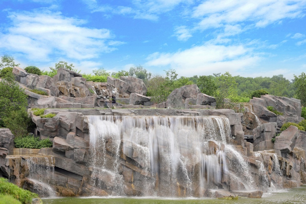 Hố số 19 độc nhất vô nhị của sân Kings Course, thuộc tổ hợp sân gôn Kings Island Golf Resort.