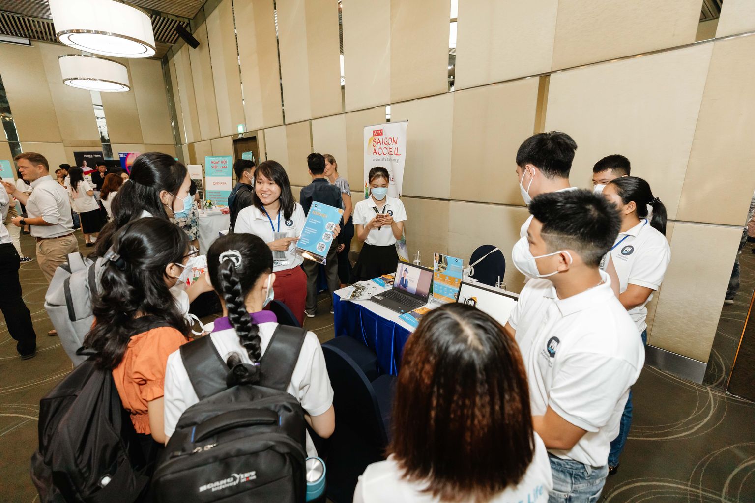 Job Fair 2023 sẽ tiếp đón gần 30 doanh nghiệp và công ty tại TP.HCM và Hà Nội - Ảnh: CV.